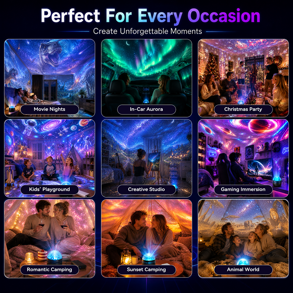 🦖 HOT DEAL 50% OFF | Noumise 5D Galaxy Projector