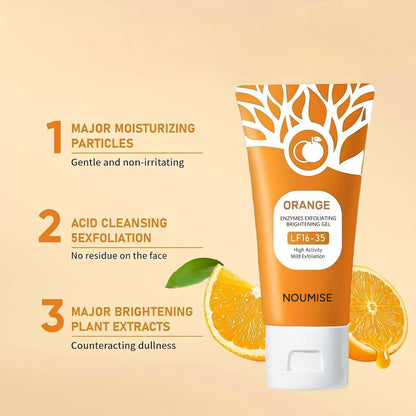 Buy 1 Get 1 FREE Today 🎁!  Say Goodbye to Dull, Rough Skin! Noumise Orange Enzyme Exfoliating Gel 🍊