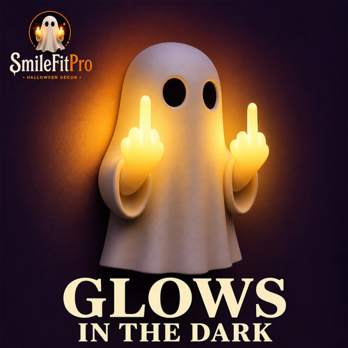 🎃The Quiet Mischief Ghost Light | Creepy-Cute Ghost LED Wall Decor | Spooky Mischievous Halloween Novelty Light, Indoor & Outdoor