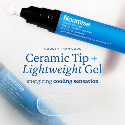 Cooling Under‑Eye Gel | Ceramic Tip, Caffeine, Niacinamide & Hyaluronic Acid for Puffy Eyes