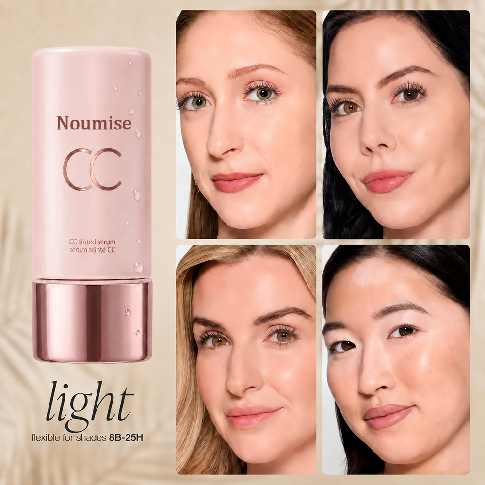 Summer Skin Essentials: CC Color‑Correcting Tinted Serum & Creaseless SPF30 Mineral Setting Powder