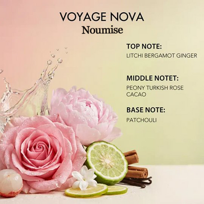 Long Lasting Luxury Women Perfume | Voyage Nova Fruity Floral Rose Extrait De Parfum, Summer Scent 50ml/100ml