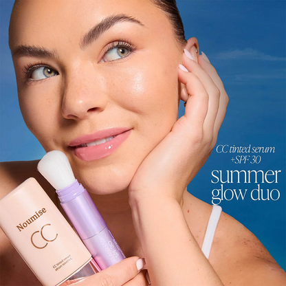 Summer Skin Essentials: CC Color‑Correcting Tinted Serum & Creaseless SPF30 Mineral Setting Powder
