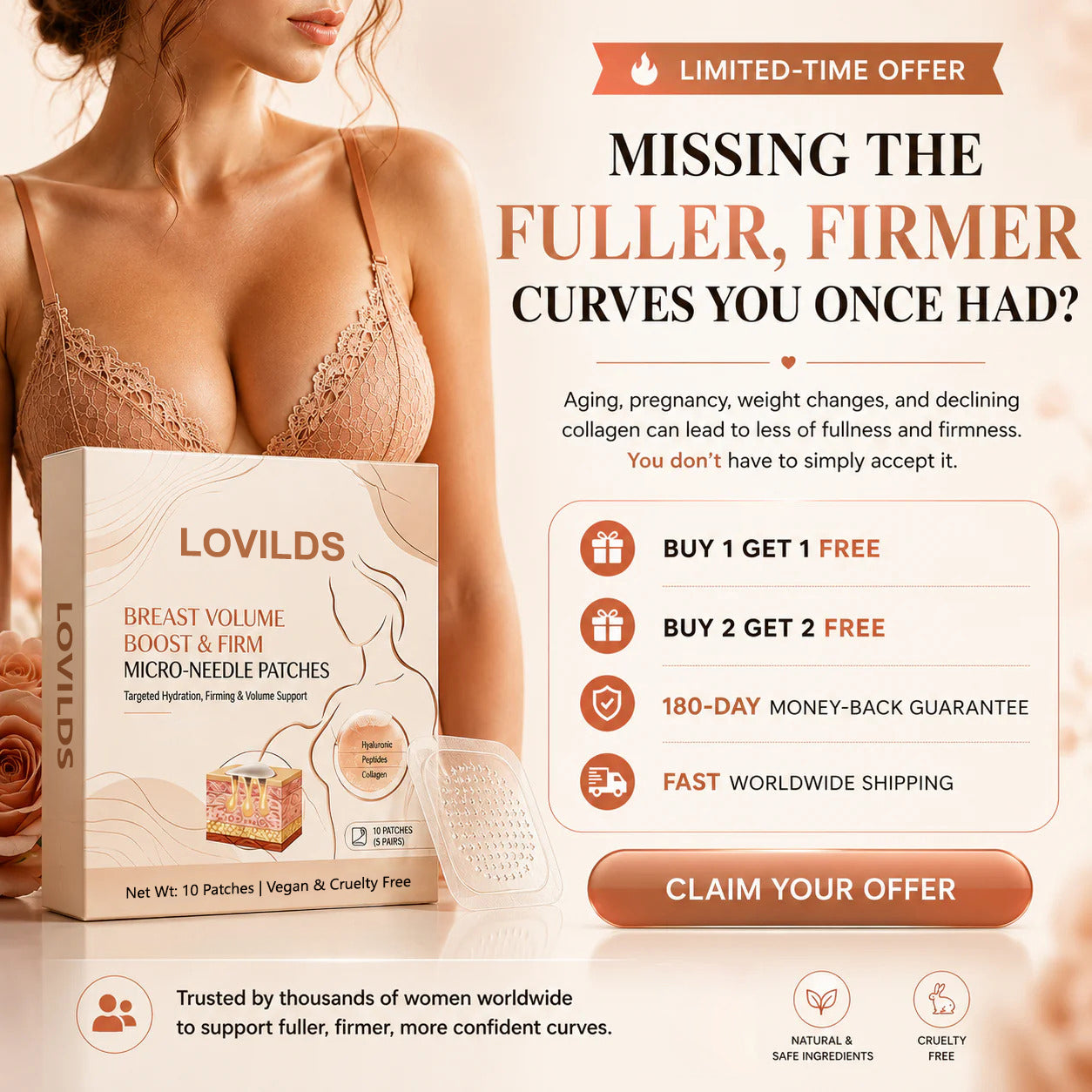 Noumise Targeted Breast Enhancement Advanced Patch