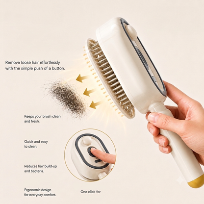 🤦‍♀️Anti-Tangle Anti-Frizz Hair Brush | No More Knots & Frizzy Hair