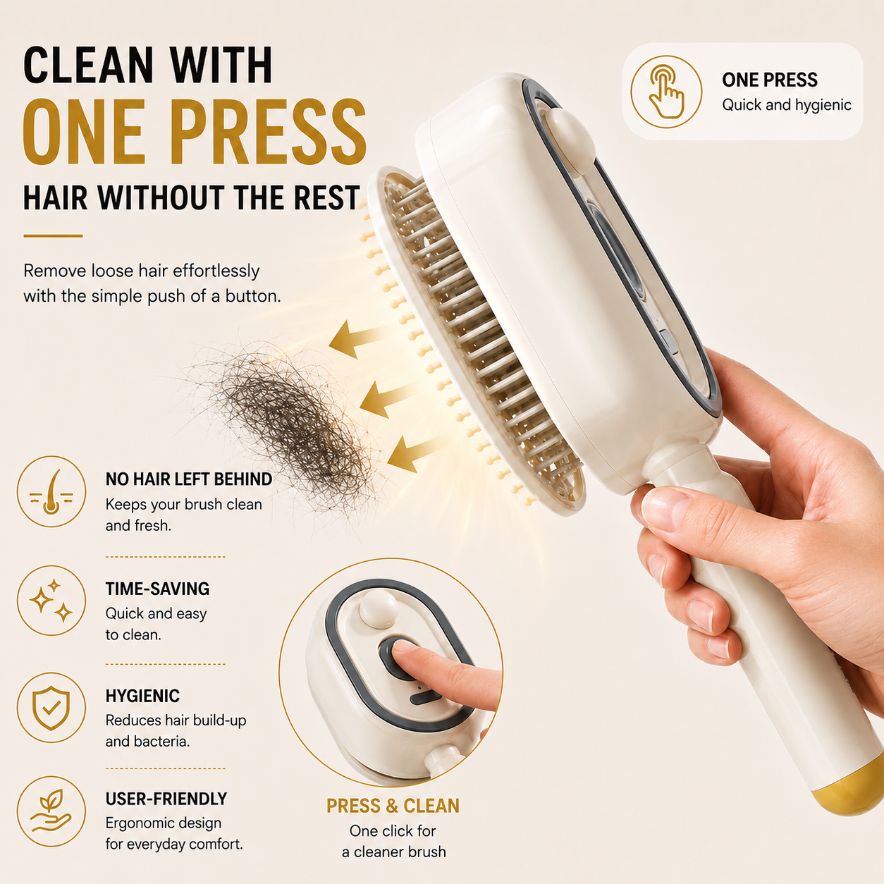 🤦‍♀️Anti-Tangle Anti-Frizz Hair Brush | No More Knots & Frizzy Hair