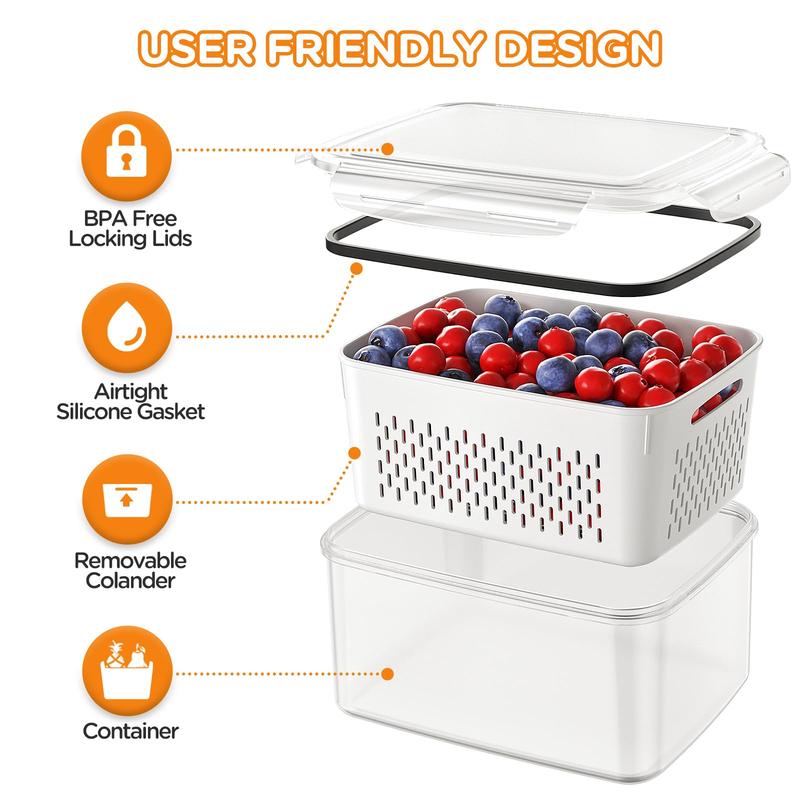 Noumise™ Fruit & Vegetable Storage Box Set